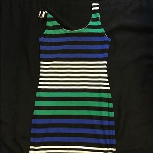 Soprano Dresses - Soprano Stripe Mini Dress Soprano Dresses - Soprano Stripe Mini Dress